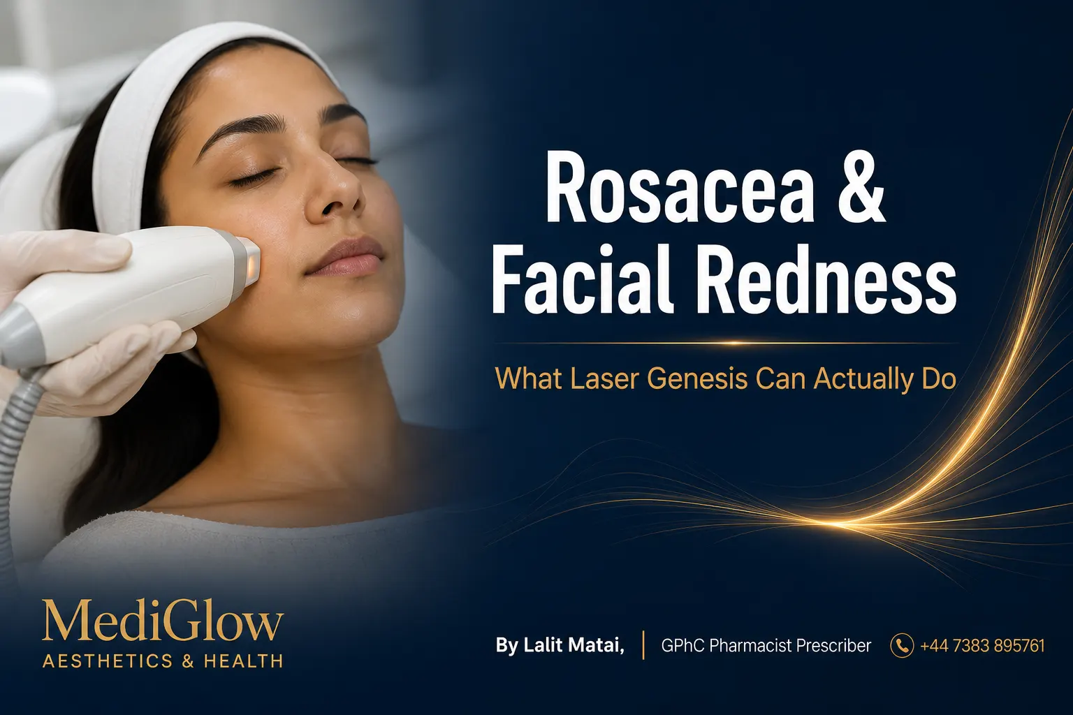 Laser treatment for facial redness - mediglow glasglow